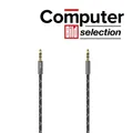 3.5mm Stereo Audio-Kabel 150cm vergoldet Klinkenstecker Hama Metall