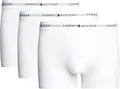 Tommy Hilfiger Herren 3er Pack Boxershorts Trunks mit Logobund, Weiß (White/White/White), XXL