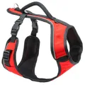 PetSafe EasySport Hundegeschirr - Strapazierfähiges, gepolstertes Material, Verstellbarer Halsausschnitt, Befestigung für Leine hinten & Reflektierend - S - Rot