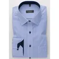 Eterna Langarmhemd blau 42/Langarm - 65cm