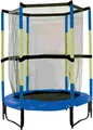 Best Sporting Indoor Trampolin Kids I Trampolin Indoor Kinder mit Ø 140 cm I hochwertiges Indoor Trampolin Kinder in blau-grün I stabiles Indoor Kinder-Trampolin