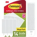 Command Bilder-Montage-Strips XL, weiß, 14 Paare, bis 7 kg - Weiß