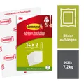 Command Bilder-Montage-Strips XL, weiß, 14 Paare, bis 7 kg