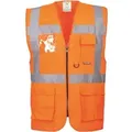 PORTWEST® Warnweste Executive BERLIN, Kl. 2, orange S476 , 1 Stück, Größe: XL