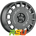 4x OZ Rally Racing dark graphite 8x17" ET25 LK4 108 ML 75 Alufelgen 17 Zoll