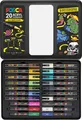 uni-ball 186830 uni-ball POSCA Marker Metalletui Graffiti Acrylstift farbsortier