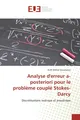 Analyse d'erreur a-posteriori pour le problème couplé Stokes-Darcy Koffi Wilfrid