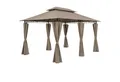 Casaria Pavillon Topas, 3x4m, UV-Schutz 50+, robust, Metall, Seitenwände