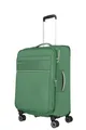 Travelite Reisekoffer mittelgroß mit Dehnfalte, nachhaltig, 4 Rollen, MIIGO, Weichgepäck Trolley aus recyceltem Material, TSA Schloss, 67 cm, 61-66 Liter