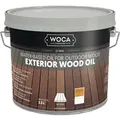 Woca Exterior Holzpflegeöl mit UV-Schutz Holzöl für Außen 2,5, Merbau