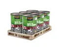 Belcando Baseline Wild & Ente - getreidefreies Nassfutter mit Distelöl 6x400g, Nassfutter für: Hunde