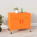Lagerschrank Orange 60x35x56 Cm Stahl - Vidaxl