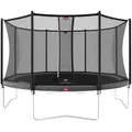BERG Trampolin Favorit Regular 430 Grey mit AirFlow inkl. Sicherheitsnetz Comfort