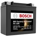 Bosch FA106 - AGM-Motorradbatterie - 12V 200A 12Ah - Geeignet für Motorräder, Motorräder, Enduros, Roller, Quads, Jetskis - Kompatibel M6018, BTX14-BS, BTX14