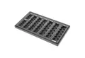 HMF Geldkassette Euro-Münzzählbrett 2600, Münzsortierer 33 x 18,5 x 2 cm, schwarz