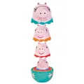 Toomies E73526 Tomy Peppa Pig Family-Nesting Daddy, Mummy & Peppa Pig George Rassel 18+ Monate-Babybadewanne, Planschbecken & Swimmingpool leicht zu reinigen Sandkasten & Gartenspielzeug