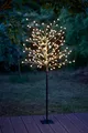 Northpoint Dekorativer LED Baum mit 150 warmweißen LEDs Höhe 150 cm mit Timer 6 Stunden An 18 Stunden Aus 5 m Netzkabel Inklusive Heringe zur sicheren Befestigung Ideal für Garten oder Terrasse
