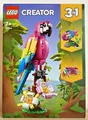LEGO Creator 31144 Exotischer pinkfarbener Papagei 3 in 1 Fisch Frosch Deko
