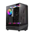 GAMEMAX Vista COC AB, Midi-Tower, ohne Netzteil, USB/Audio, ATX, 1x USB2.0, 1x USB3.0, 1x USB-C