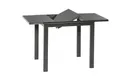 MX Gartentisch Semi Ausziehtisch Alutisch Terrassentisch Balkontisch 80/120x70cm