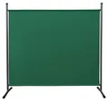 QUICK STAR Paravent Outdoor Wetterfest 180 x 178 cm Grün | Raumteiler Stellwand Innen | Garten & Balkon Sichtschutz Blickdicht