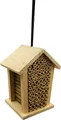 Dehner Natura Premium Insektenhotel Louisiana, Insektenhaus / Nistkasten für Bienen/Schmetterlinge/Käfer, ca. 19 x 15 x 12 cm, Kiefernholz, natur