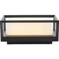 Arcchio LED Wandleuchte Außen Ismera 9969159 Modern in Alu aus Glas 1-flammig