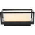 Arcchio LED-Außenwandleuchte Ismera, anthrazit/opal, IP65 - Schwarz