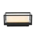 Arcchio LED Wandleuchte außen Ismera (Modern) in Schwarz aus Glas (1 flammig,) - Außenwandleuchten Wandlampe Led Außenlampe Outdoor für Außenwand/Hauswand Haus Terrasse & Balkon