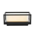 Lucande Wandleuchte Außenleuchte LED Lampe Wandlampe dunkelgrau Glas IP65253