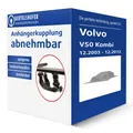 Westfalia Anhängerkupplung abnehmbar für VOLVO V50 Kombi Typ 545 AHK