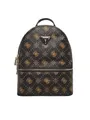 GUESS Rucksack Freizeitrucksack Silia Backpack Espresso Logo dunkelbraun