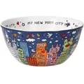 Goebel Dekoschale Rizzi, Pop Art, Fine Bone China, James Rizzi - My New York City Night bunt