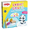 HABA Logic! Games – Baos Wolkenland – Legepuzzle & Stapelspiel mit 60 Aufgaben in verschiedenen Schwierigkeitsgraden ab 3 Jahren – 2012225001