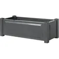 KHW Pflanzkasten H 40 x B 43 x L 100 cm, Farbe Anthrazit; 38105 - Grau