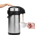 Vondior Edelstahl Thermoskanne 4L Isolierte Kanne