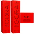Schwarzkopf Igora Royal 2 x 60 ml 8-11 hellblond cendre extra Haarfarbe Cremefar