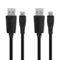 2x USB Kabel Sony Alpha 7S III Alpha 1 Ladekabel 1A schwarz
