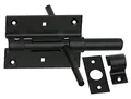 Bolzenriegel Türriegel Torriegel Schlossriegel 100/16 beidseitig Schwarz Pulverbeschichtung