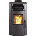 SCHENGER Pelletofen HP51 Schwarz 8,8kW  Vollautomatisch WIFI+ECO+TIMER