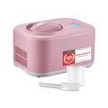 TZS First Austria - Eismaschine 1L mit Kompressor 3 in 1 - Ice Cream Maker 100W selbstkühlend für Frozen Joghurt, Sorbet & Eiscreme - Kleine Speiseeismaschine inkl. Messbecher & Spatel - Rosa
