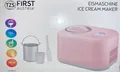 TZS First Austria Eismaschine 1L 100W mit Slush- & Joghurt-Funktion Rosa NEU