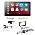 Pioneer Autoradio Apple CarPlay Bluetooth für Seat Leon 2009-2012 schwarz