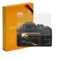 atFoliX 3x Panzerfolie für Panasonic Lumix DMC-FZ200 Schutzfolie matt&stoßfest