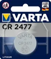 VARTA Knopfzelle Lithium CR2477, 1er Blister