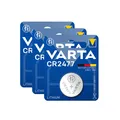 3x VARTA CR2477 3V Lithium Batterie Knopfzelle 3 Volt ø24,5x7,7mm CR 2477