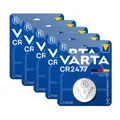 5x VARTA CR2477 3V Lithium Batterie Knopfzelle 3 Volt ø24,5x7,7mm CR 2477