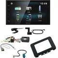 Kenwood DMX-125DAB Bluetooth USB DAB+ Einbauset für Suzuki Jimny GJ ab 2018