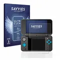 Savvies 6 Stück Schutzfolie für Nintendo 2DS XL Displayschutz-Folie Ultra-Transparent