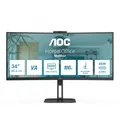 AOC V5 CU34V5CW Computerbildschirm 86,4 cm (34') 3440 x 1440 Pixel Wide Quad HD LED Schwarz (CU34V5CW)